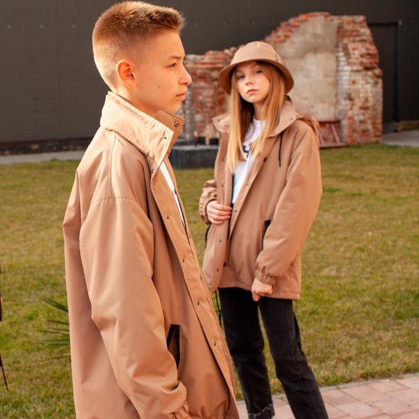 S parka-001-21 beige boy фото