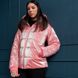 Демісезонна підліткова куртка для дівчинки в рожевому кольорі 411195452 фото 6