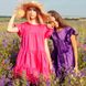 Дитяча, підліткова літня сукня для дівчинки в малиновому кольорі D-004-21 crimson фото 3