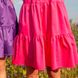 Дитяча, підліткова літня сукня для дівчинки в малиновому кольорі D-004-21 crimson фото 5
