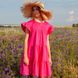 Дитяча, підліткова літня сукня для дівчинки в малиновому кольорі D-004-21 crimson фото 1