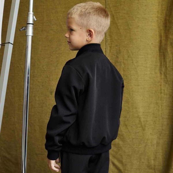 Дитячий шкільний костюм для хлопчиків у чорному кольорі S-025-21 black фото