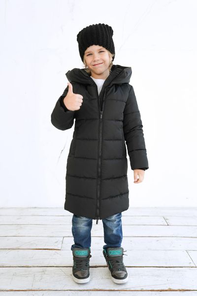 Дитяче підліткове зимове пальто для хлопчика 10000100 фото