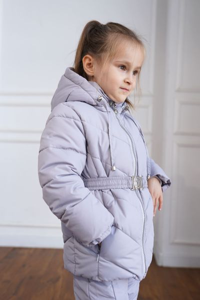 Дитячий зимовий костюм лавандового кольору для дівчинки 10000400 фото
