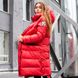 Підліткове зимове пальто на дівчинку червоного кольору W-0058-19 фото 3