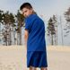 Дитячий підлітковий літній костюм з шорт і футболки синього кольору S-033-20 BLUE BOY фото 3