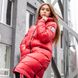 Підліткове зимове пальто на дівчинку червоного кольору W-0058-19 фото 1