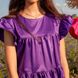 Дитяча, підліткова літня сукня для дівчинки у фіолетовому кольорі D-005-21 purple фото 2