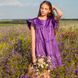 Дитяча, підліткова літня сукня для дівчинки у фіолетовому кольорі D-005-21 purple фото 1