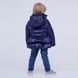 Однотонна демісезонна дитяча куртка синього кольору AJ-001-17-blueberries фото 2