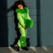 Дитячий демісезонний костюм зеленого кольору з натуральної опушкою W-0011-16 light green фото 1