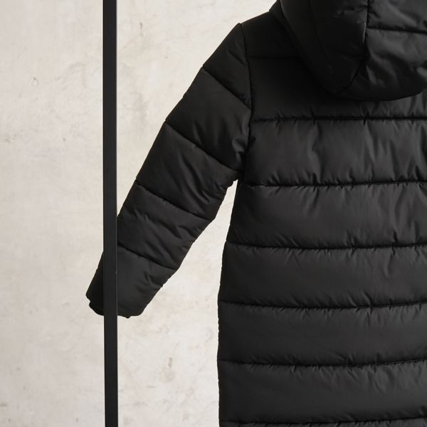Дитяче,підліткове зимове пальто для хлопчиків та дівчат у чорному кольорі W-071-22 black фото