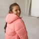 Дитяча подовжена зимова куртка в рожевому кольорі для дівчинки WJ-078-21 pink girl фото 8