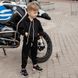 Спортивний костюм oversize чорного кольору на хлопчика s-047-20 фото 4