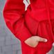 Дитячий костюм з льону для дівчаток в червоному кольорі S-55-21 red girls фото 2