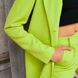 Підлітковий костюм піджак і шорти в салатовому кольорі S-023-21 light green фото 4