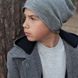 Підліткове кашемірове пальто сірого кольору на хлопчика С-016-19 grey фото 6