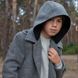 Підліткове кашемірове пальто сірого кольору на хлопчика С-016-19 grey фото 2