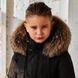 Дитячий зимовий комбінезон з натуральною опушкою в чорному кольорі для хлопчиків WK-008-21 black boy фото 5