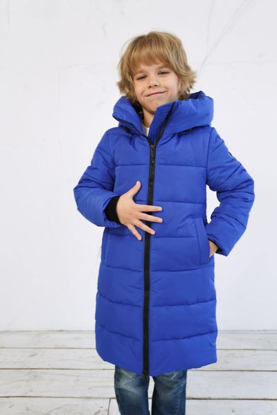 Детское подростковое зимнее пальто для мальчика 10000050 фото