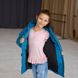 Дитяча подовжена зимова куртка в кольорі морська хвиля для дівчинки WJ-078-21 see wave girl фото 8
