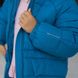 Дитяча подовжена зимова куртка в кольорі морська хвиля для дівчинки WJ-078-21 see wave girl фото 13