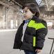 Демісезонна дитяча куртка з світловідбиваючими вставками light Green boy на хлопчика J-023-20 light green boy фото 7