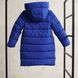 Дитяче,підліткове зимове пальто для хлопчиків та дівчат у синьому кольорі W-071-22 blue фото 3