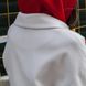 Підліткове кашемірове пальто білого кольору на дівчинку C-0010-19 BEIGE фото 4