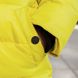 Дитяча зимова куртка з натуральної опушки неоново - жовтого кольору на дівчинку WJ-077-20 neon yellow фото 5