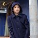 Підліткове кашемірове пальто синього кольору на хлопчика C-0017-19 blue фото 4
