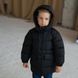 Дитяча подовжена зимова куртка в чорному кольорі для хлопчика WJ-078-21 black boy фото 8