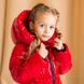 Дитяче, підліткове зимове пальто для дівчинки w-071-20 red girl фото 1