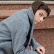 Підліткове кашемірове пальто сірого кольору на дівчинку C-0012-19 grey фото 2