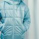 Демісезонна підліткова куртка для дівчинки в блакитному кольорі 411189522 фото 2