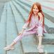 Дитячий, підлітковий літній брючний костюм в лавандовому кольорі для дівчинки S-012-19 lavender фото 1