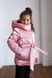 Дитяча зимова куртка рожевого кольору на дівчинку 10000140 фото 6