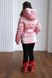 Дитяча зимова куртка рожевого кольору на дівчинку 10000140 фото 7
