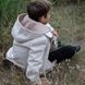 Підліткове кашемірове пальто білого кольору на хлопчика C-0014-19 beige фото 3