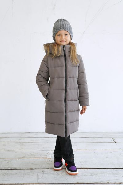 Дитяче підліткове пальто зимове для дівчинки 001 фото