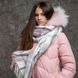Зимове підліткове пальто для дівчаток рожевого кольору W-0046-18 pink фото 4