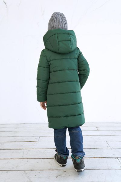 Детское подростковое зимнее пальто для мальчика 10000070 фото
