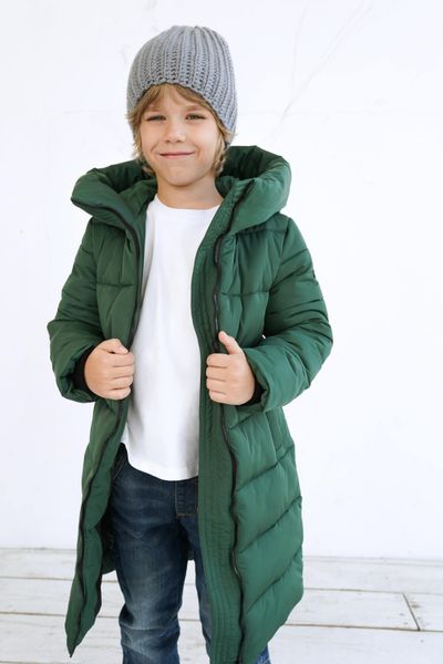 Дитяче підліткове зимове пальто для хлопчика 10000070 фото