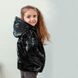 Демісезонна дитяча куртка для дівчинки в чорному кольорі 411193189 фото 3
