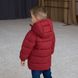 Дитяча подовжена зимова куртка в бордовому кольорі для хлопчика WJ-078-21 Burgundy boy фото 2