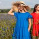 Дитяча, підліткова літня сукня для дівчаток у синьому кольорі D-002-21 blue фото 4