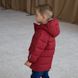 Дитяча подовжена зимова куртка в бордовому кольорі для хлопчика WJ-078-21 Burgundy boy фото 4