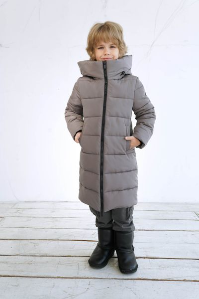 Детское подростковое зимнее пальто для мальчика 10000010 фото