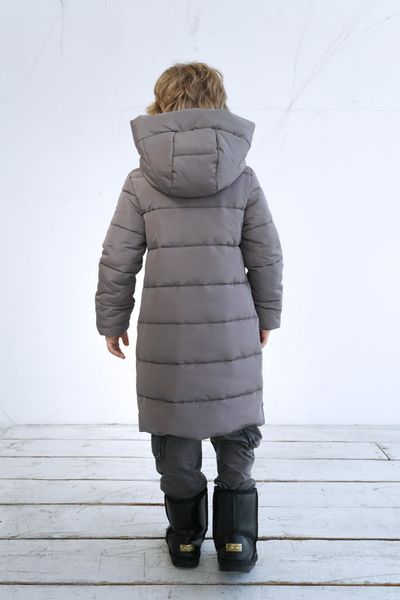 Детское подростковое зимнее пальто для мальчика 10000010 фото