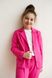 Дитячий,підлітковий літній брючний костюм в малиновому кольорі для дівчат S-019-22 malina фото 1